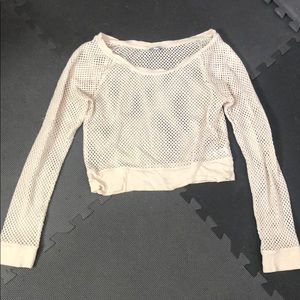 TOTALLY 80s MESH SWEATER